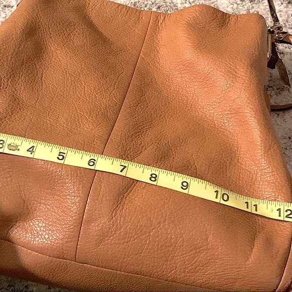 SOLD - COACH camel / tan colored satchel - Picture 8 of 12